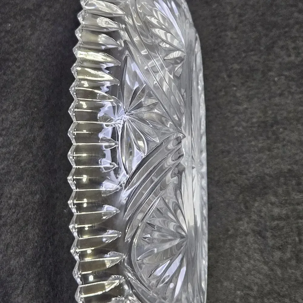 Mikasa Royal Suite Hostess Server Lead Crystal Dish QQ228/349 Japan Wedding Tray
